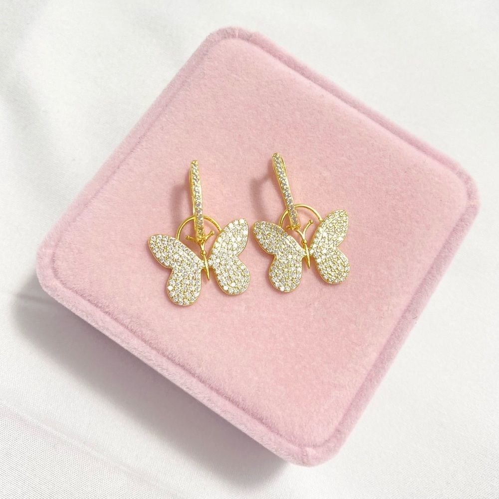 Icy Butterfly Earrings